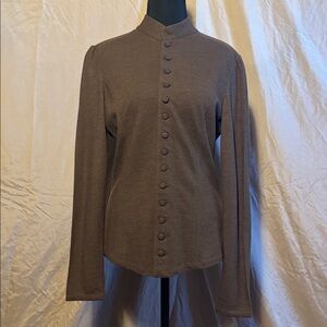 Ralph Lauren Blue Label Brown Button-Up Top